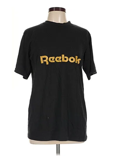Pre-owned Reebok Short Sleeve T-shirt In Black
