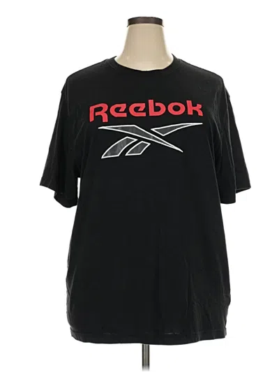Pre-owned Reebok Short Sleeve T-shirt In Black