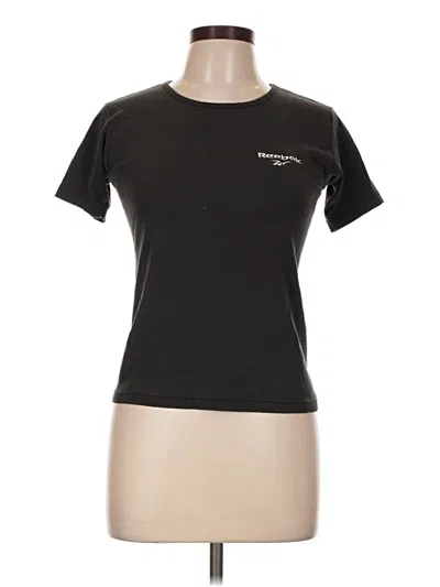 Pre-owned Reebok Short Sleeve T-shirt In Black