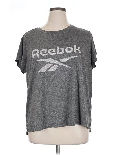 Pre-owned Reebok Short Sleeve T-shirt In Gray