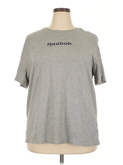 Pre-owned Reebok Short Sleeve T-shirt In Gray