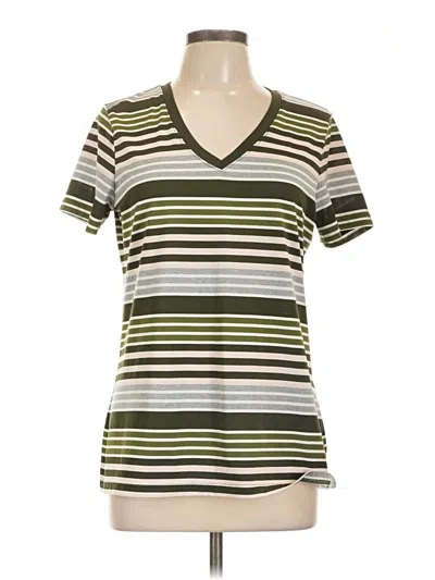 Pre-owned Reebok Short Sleeve T-shirt In Green