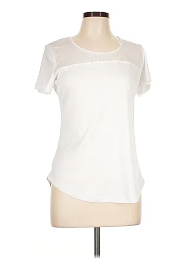 Pre-owned Reebok Short Sleeve T-shirt In Ivory