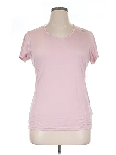 Pre-owned Reebok Short Sleeve T-shirt In Pink