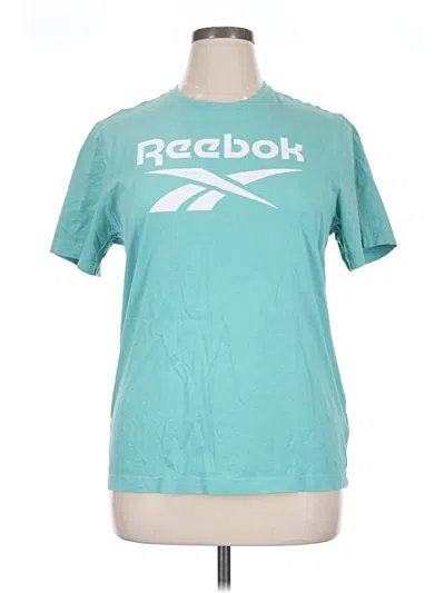Pre-owned Reebok Short Sleeve T-shirt In Teal
