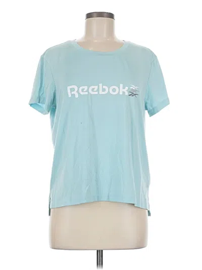 Pre-owned Reebok Short Sleeve T-shirt In Teal