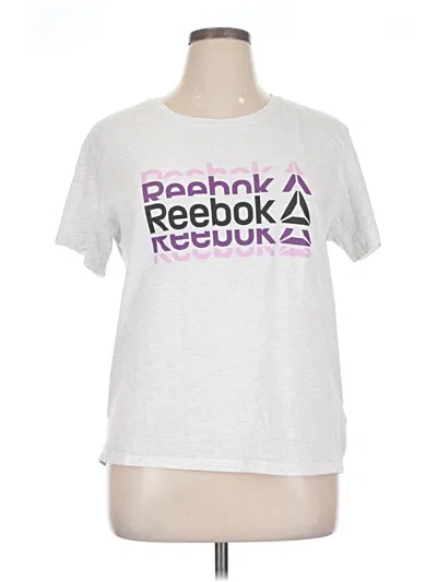 Pre-owned Reebok Short Sleeve T-shirt In White