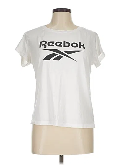 Pre-owned Reebok Short Sleeve T-shirt In White