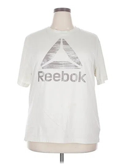 Pre-owned Reebok Short Sleeve T-shirt In White
