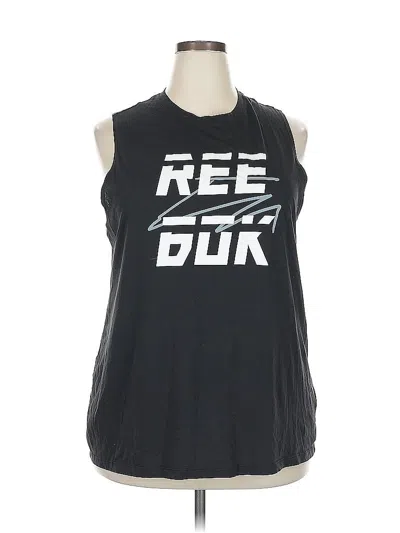 Pre-owned Reebok Sleeveless T-shirt In Black
