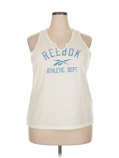 Pre-owned Reebok Sleeveless T-shirt In White