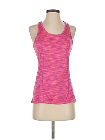 Pre-owned Reebok Sleeveless Top Pink Halter Neckline Tops