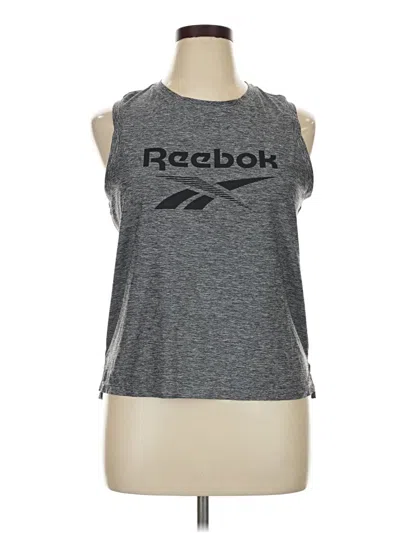 Pre-owned Reebok Sleeveless T-shirt In Gray