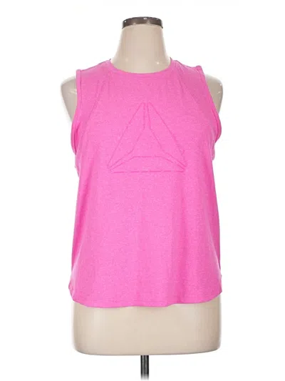 Pre-owned Reebok Sleeveless T-shirt In Pink