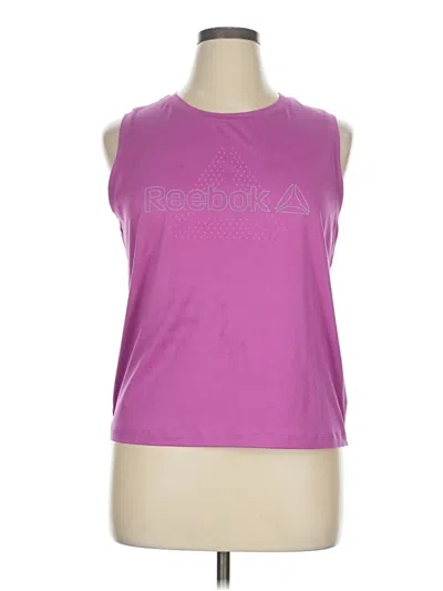 Pre-owned Reebok Sleeveless T-shirt In Purple