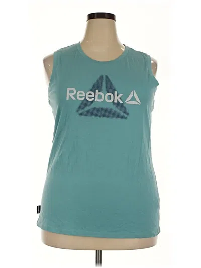 Pre-owned Reebok Sleeveless T-shirt In Teal