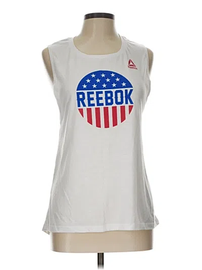 Pre-owned Reebok Sleeveless T-shirt In White