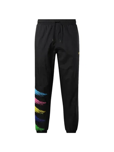 Reebok Smiley Track Pants In Black
