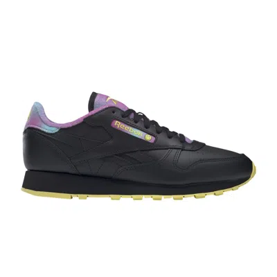 Pre-owned Reebok Smiley X Classic Leather '50th Anniversary - Black'