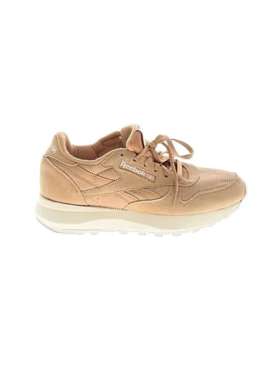 Pre-owned Reebok Sneakers In Tan