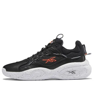 Reebok Mens  Solution Mid In Core Black/ftwr White/orange Flare