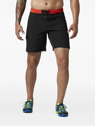 Reebok Spartan Mud Drawstring Shorts In Black