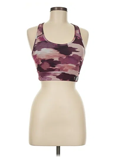 Pre-owned Reebok Sports Bra In Burgundy