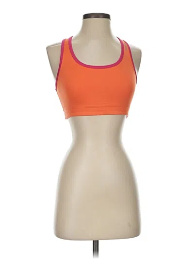 Pre-owned Reebok Sports Bra In Orange