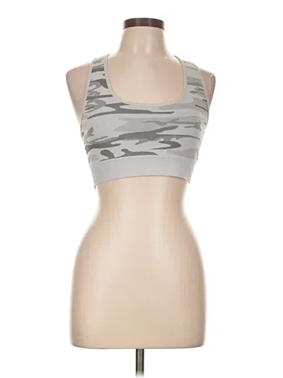 Pre-owned Reebok Sports Bra In Silver
