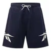 Reebok Sportswear Shorts 'blue' In Black