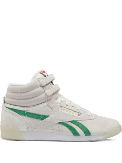 Reebok Strap High-top Trainers In Green