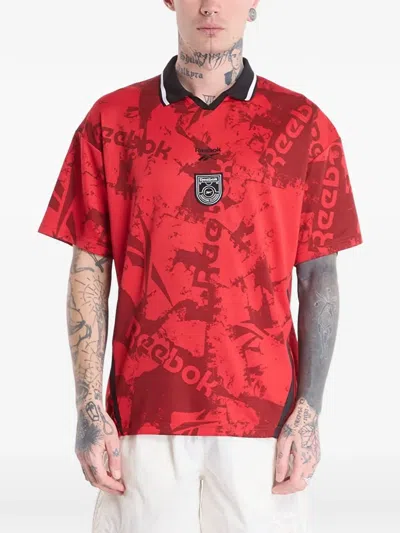 Reebok Street Sport Logo-print T-shirt In Multi