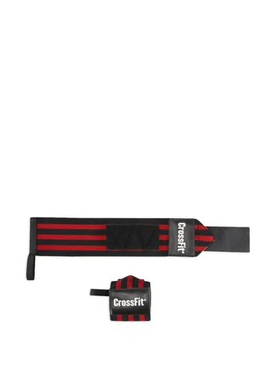 Reebok Striped Wrist Wraps In Black