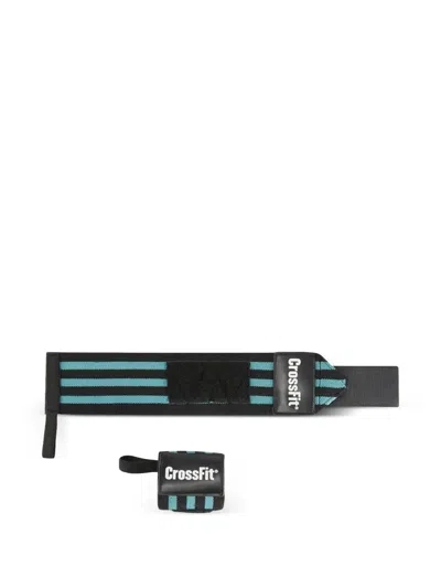 Reebok Striped Wrist Wraps In Black