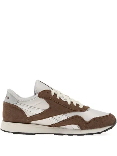 Reebok Suede-detail Sneakers In Gray