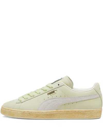 Reebok Suede Faded Sneakers In Neutral