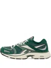 Reebok Suede-panel Mesh Trainers In Green
