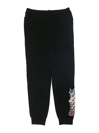 Pre-owned Reebok Kids' Sweatpants In Black