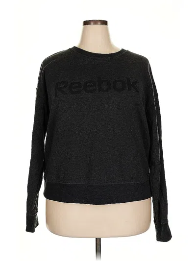 Pre-owned Reebok Sweatshirt In Black