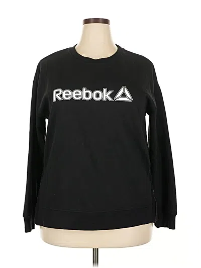 Pre-owned Reebok Sweatshirt In Black