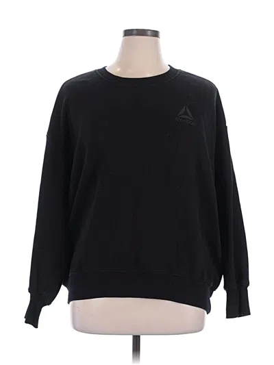 Pre-owned Reebok Sweatshirt In Black