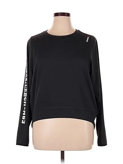 Pre-owned Reebok Sweatshirt In Black