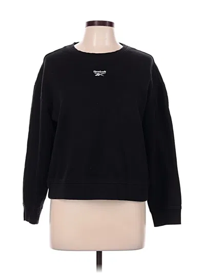 Pre-owned Reebok Sweatshirt In Black