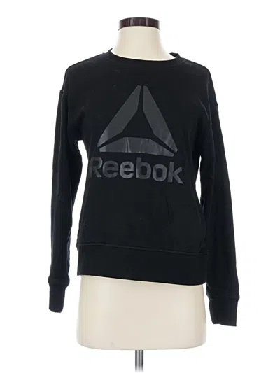 Pre-owned Reebok Sweatshirt In Black