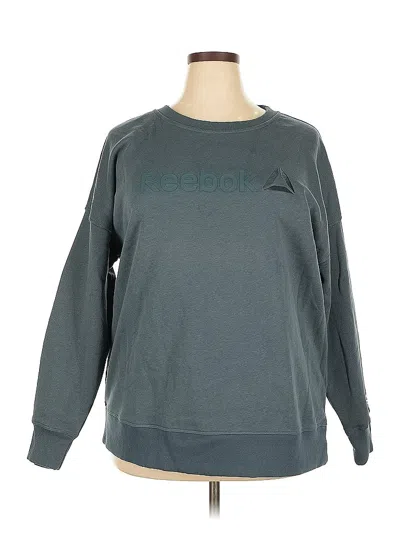 Pre-owned Reebok Sweatshirt In Blue