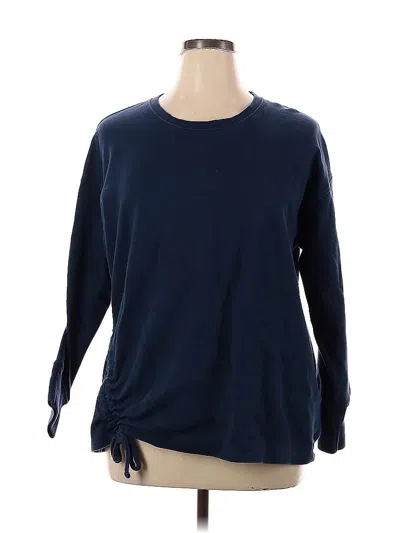 Pre-owned Reebok Sweatshirt In Blue