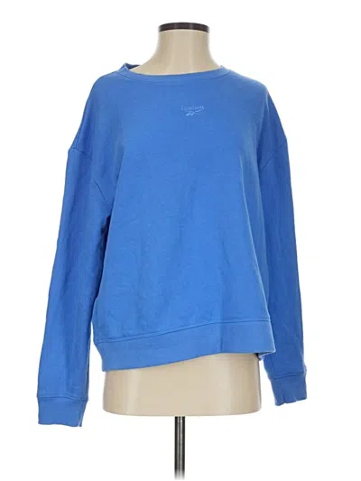 Pre-owned Reebok Sweatshirt In Blue