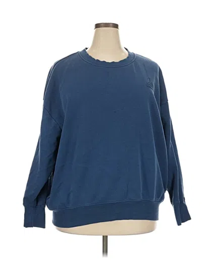 Pre-owned Reebok Sweatshirt In Blue