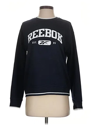 Pre-owned Reebok Sweatshirt In Blue