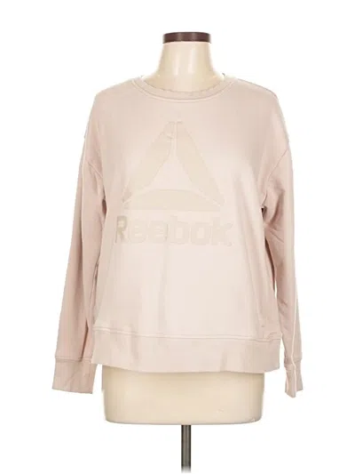 Pre-owned Reebok Sweatshirt In Brown